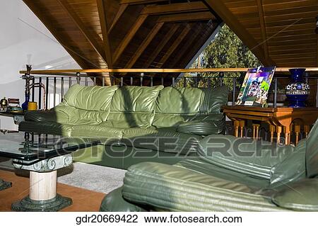 Interiors of a living room View Large Photo Image Stock Image - Interiors of a living room. Fotosearch