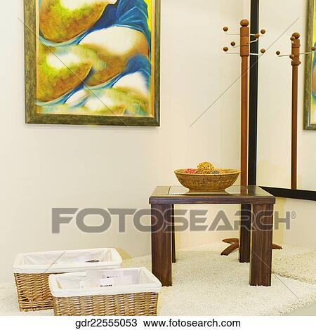 Interiors of a living room View Large Photo Image Stock Image - Interiors of a living room. Fotosearch