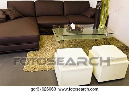 Interiors of a living room View Large Photo Image Stock Image - Interiors of a living room. Fotosearch