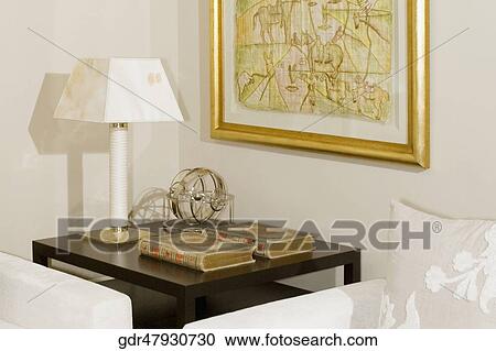 Interiors of a living room View Large Photo Image Stock Image - Interiors of a living room. Fotosearch
