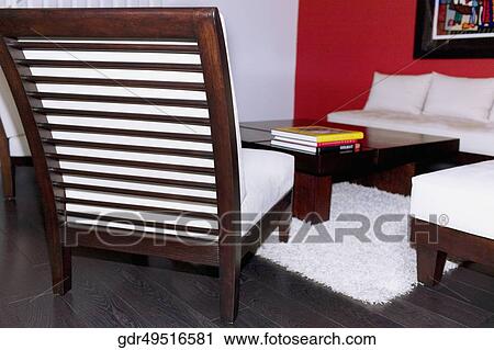 Interiors of a living room View Large Photo Image Stock Image - Interiors of a living room. Fotosearch