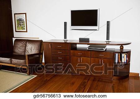Interiors of a living room View Large Photo Image Stock Image - Interiors of a living room. Fotosearch