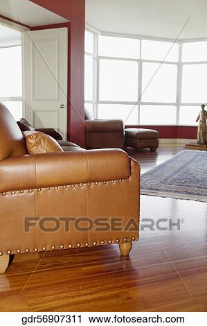 Interiors of a living room View Large Photo Image Stock Image - Interiors of a living room. Fotosearch