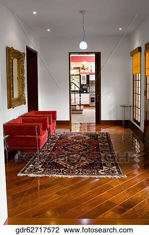 Stock Image - Interiors of a living room. Fotosearch