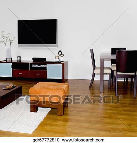 Interiors of a living room View Large Photo Image Stock Image - Interiors of a living room. Fotosearch
