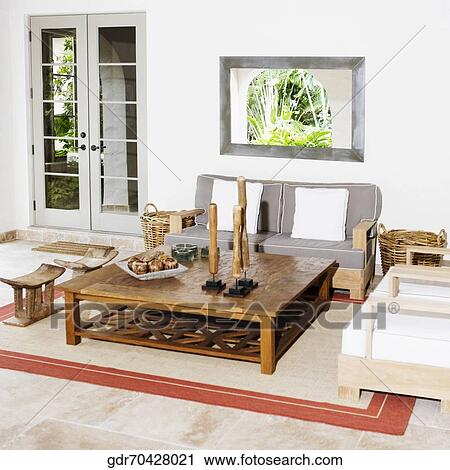 Interiors of a living room View Large Photo Image Stock Image - Interiors of a living room. Fotosearch