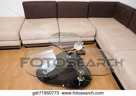 Interiors of a living room View Large Photo Image Stock Image - Interiors of a living room. Fotosearch