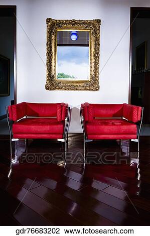 Interiors of a living room View Large Photo Image Stock Image - Interiors of a living room. Fotosearch