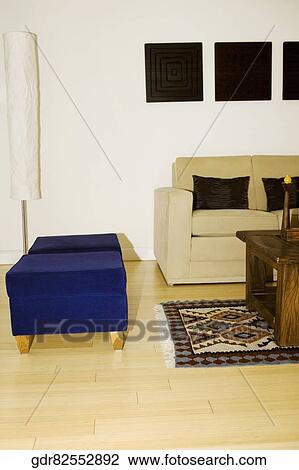 Interiors of a living room View Large Photo Image Stock Image - Interiors of a living room. Fotosearch