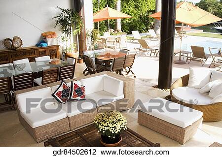 Interiors of a living room View Large Photo Image Stock Image - Interiors of a living room. Fotosearch