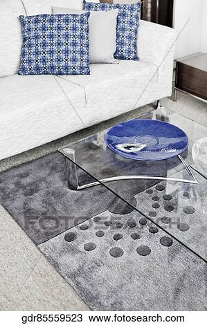 Interiors of a living room View Large Photo Image Stock Image - Interiors of a living room. Fotosearch