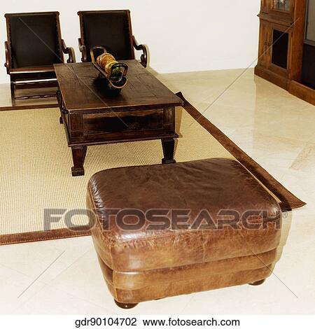 Stock Image - Interiors of a living room. Fotosearch