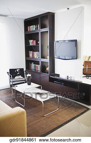 Interiors of a living room View Large Photo Image Stock Image - Interiors of a living room. Fotosearch