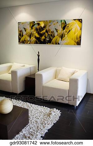Interiors of a living room View Large Photo Image Stock Image - Interiors of a living room. Fotosearch