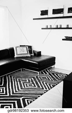 Interiors of a living room View Large Photo Image Stock Image - Interiors of a living room. Fotosearch