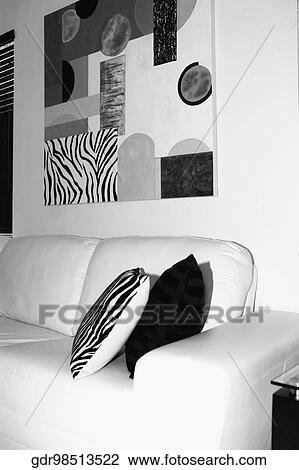 Interiors of a living room View Large Photo Image Stock Image - Interiors of a living room. Fotosearch