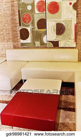 Interiors of a living room View Large Photo Image Stock Image - Interiors of a living room. Fotosearch