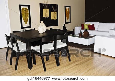 Interiors of a living room View Large Photo Image Stock Photo - Interiors of a living room. Fotosearch