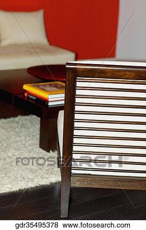 Stock Photo - Interiors of a living room. Fotosearch