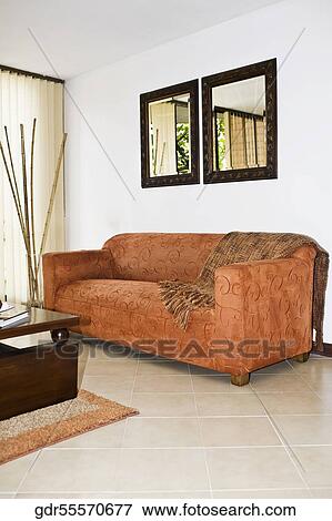 Interiors of a living room View Large Photo Image Stock Photo - Interiors of a living room. Fotosearch