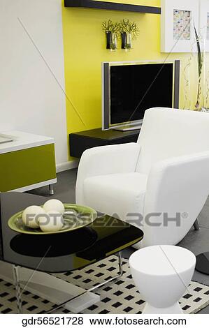 Interiors of a living room View Large Photo Image Stock Photo - Interiors of a living room. Fotosearch