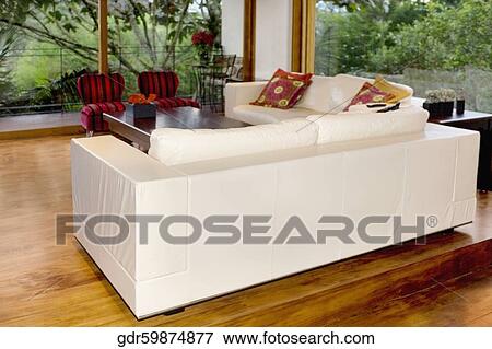 Interiors of a living room View Large Photo Image Stock Photo - Interiors of a living room. Fotosearch