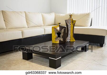 Interiors of a living room View Large Photo Image Stock Photo - Interiors of a living room. Fotosearch