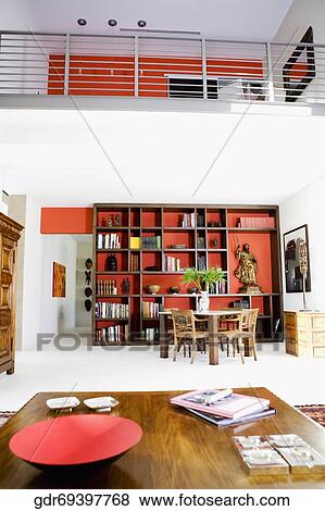 Stock Photo - Interiors of a living room. Fotosearch