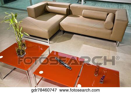 Interiors of a living room View Large Photo Image Stock Photo - Interiors of a living room. Fotosearch