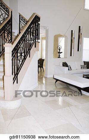 Interiors of a living room View Large Photo Image Stock Photo - Interiors of a living room. Fotosearch