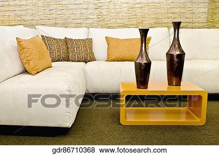 Interiors of a living room View Large Photo Image Stock Photo - Interiors of a living room. Fotosearch