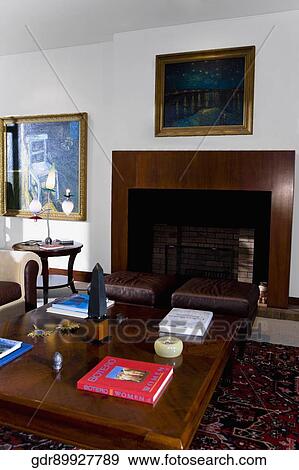 Interiors of a living room View Large Photo Image Stock Photo - Interiors of a living room. Fotosearch
