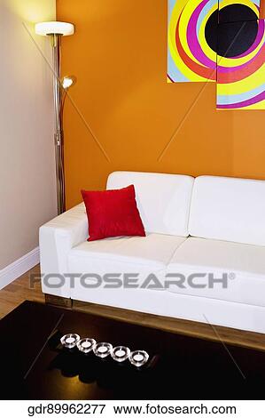 Interiors of a living room View Large Photo Image Stock Photo - Interiors of a living room. Fotosearch