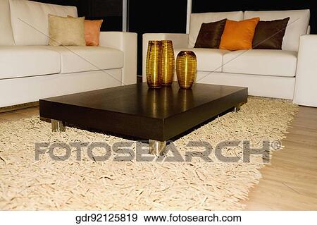Interiors of a living room View Large Photo Image Stock Photo - Interiors of a living room. Fotosearch