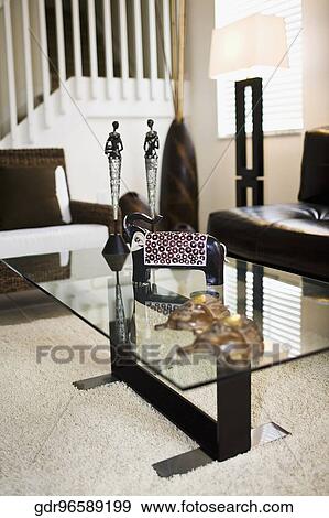 Interiors of a living room View Large Photo Image Stock Photo - Interiors of a living room. Fotosearch