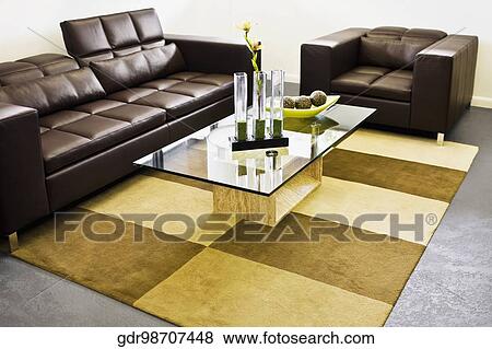 Interiors of a living room View Large Photo Image Stock Photo - Interiors of a living room. Fotosearch