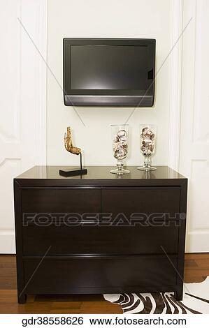 Interiors of a living room View Large Photo Image Stock Photograph - Interiors of a living room. Fotosearch