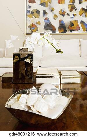 Interiors of a living room View Large Photo Image Stock Photograph - Interiors of a living room. Fotosearch