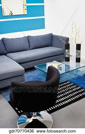 Interiors of a living room View Large Photo Image Stock Photograph - Interiors of a living room. Fotosearch