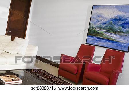 Interiors of a living room View Large Photo Image Stock Photography - Interiors of a living room. Fotosearch