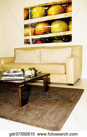 Interiors of a living room View Large Photo Image Stock Photography - Interiors of a living room. Fotosearch