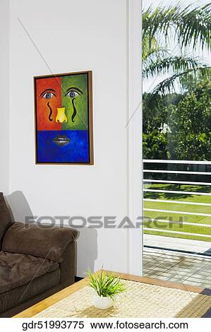 Interiors of a living room View Large Photo Image Stock Photography - Interiors of a living room. Fotosearch
