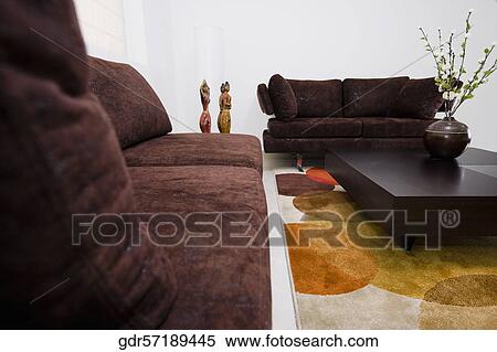 Interiors of a living room View Large Photo Image Stock Photography - Interiors of a living room. Fotosearch