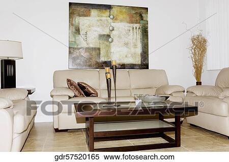 Stock Photography - Interiors of a living room. Fotosearch