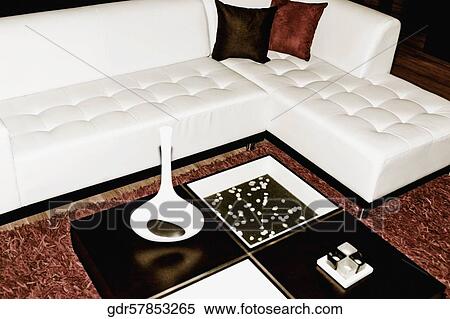 Interiors of a living room View Large Photo Image Stock Photography - Interiors of a living room. Fotosearch