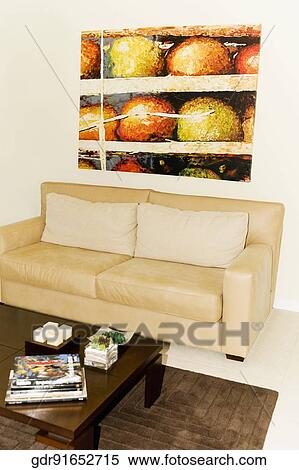 Interiors of a living room View Large Photo Image Stock Photography - Interiors of a living room. Fotosearch