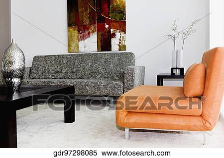 Stock Photography - Interiors of a living room. Fotosearch