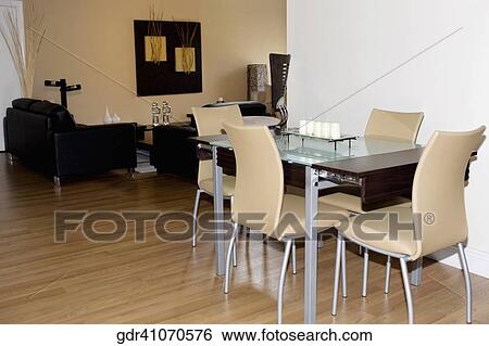 Interiors of a loft apartment View Large Photo Image Stock Photograph - Interiors of a loft apartment. Fotosearch