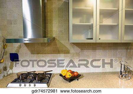 Interiors of the kitchen View Large Photo Image Stock Image - Interiors of the kitchen. Fotosearch
