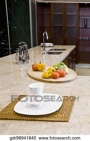 Interiors of the kitchen View Large Photo Image Stock Image - Interiors of the kitchen. Fotosearch